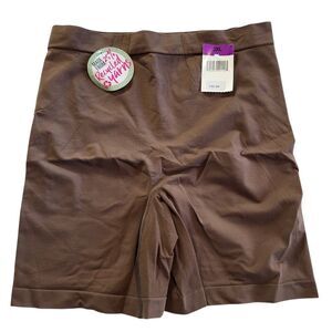 NEW Maidenform Feel Good Fashion Plus Size 2X Bronze / Brown Short DMS091